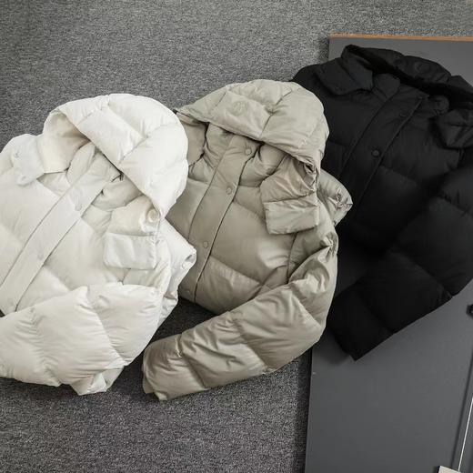 D121815九格长款连帽羽绒服轻盈保暖不厚重外套男女同款 商品图3