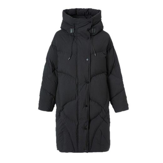 「高货kbnq」全新升级【铂金会员873/天猫1179/差价306】(12309)洛诗琳高级感韩版连帽羽绒服2025冬季加厚中长款面包服 商品图4