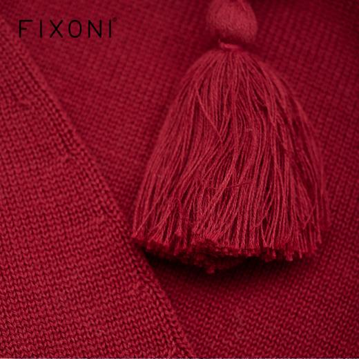 【云优选】FIXONI 丹麦婴幼儿纯色针织开衫长袖长裤针织花边裙针织帽圣诞 商品图5