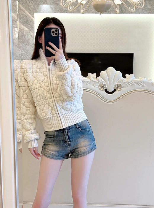 迪奥  藤格纹立领针织外套(TM) 商品图5