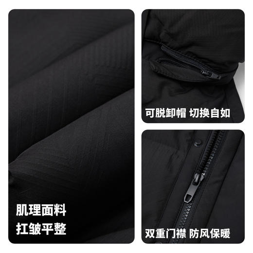 【门店同款&鸭绒】圣得西2025年冬季新款男士连帽羽绒服蓬松外套 商品图4