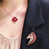 GAONAS  圣诞红 秋冬贵气百搭红色项链11791XR 商品缩略图3