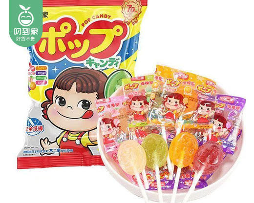 不二家棒棒糖-4口味组合*2包 （50g/包 8支）生产日期: 9月 商品图4