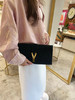 YSL 闪光  黑金 Y扣 手拿包 商品缩略图1