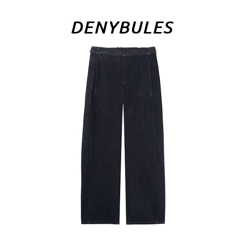 DENYBULES天丝四面弹松紧腰结构弯刀裤