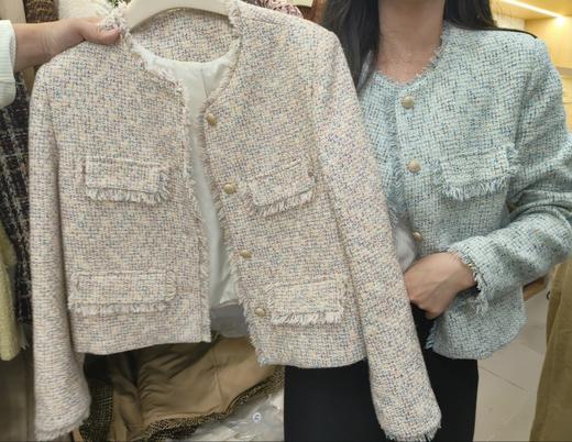 【直播专供款】ENJOY2023年秋季毛边小香外套 154554647 商品图0