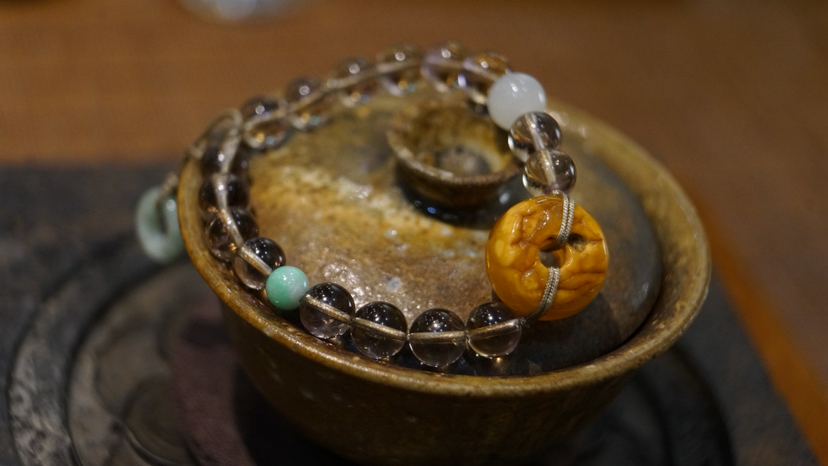 老蜜蜡｜黄水晶