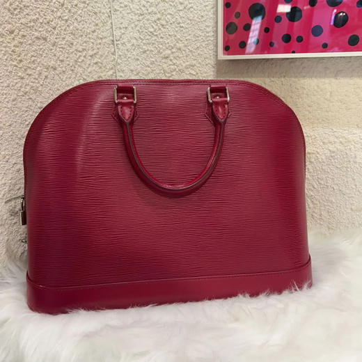 LV 水波纹 大号 玫红色 贝壳包 商品图1