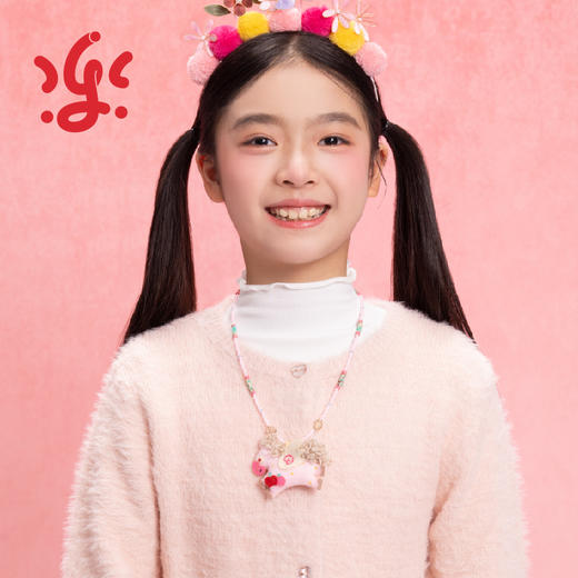 【新年小马多用项链】古古楽新年吉祥刺绣小马多用项链     连中三元岁岁平安 商品图6