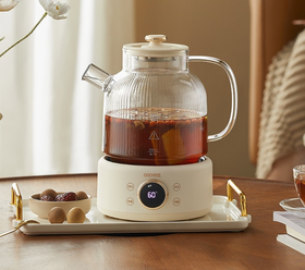 【18000积分+0.1元】全玻璃养生壶家用纯玻璃小型办公室煮茶壶器炖煮一体烧水壶