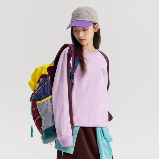 笛莎Deesha青少年女童卫衣2026春季女童春季圆领刺绣圆标卫衣 商品图2