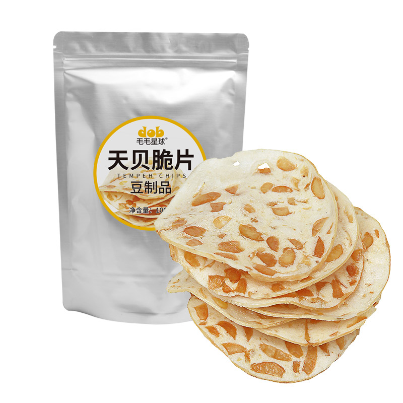 天贝脆片 | 100g/袋 酥脆即食 原味休闲零食 毛毛星球