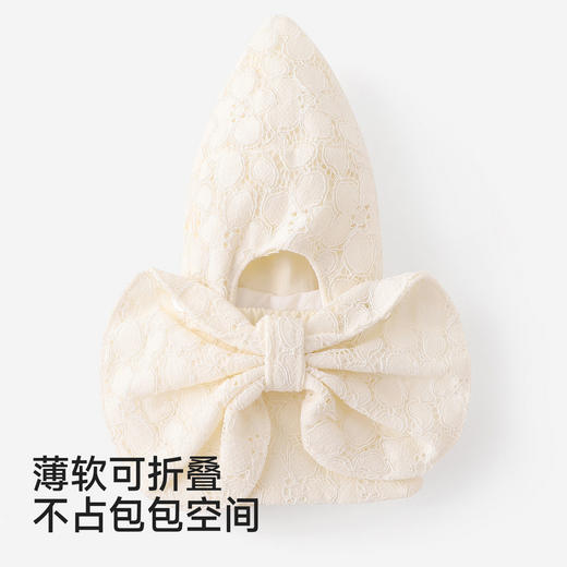 【商场同款】英氏儿童帽子女宝宝大蝴蝶结时尚帽子春秋渔夫帽百搭 商品图3