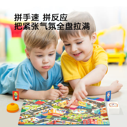 Pinwheel龟兔赛跑，认识钟表和时间，益智桌游玩具（3岁以上） 商品图4