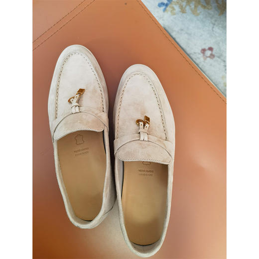 【贝拉推荐】步履生风 踩在云朵上 乐福鞋 LP 经典 SUMMER WALK 平替！BONAUDO 胎牛绒 无LOGO款 商品图0