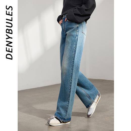 DENYBULES莫代尔进口棉纸袋阔腿裤 商品图7