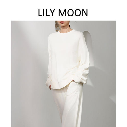 LILY MOON马吉圆领宽松卫衣 商品图7