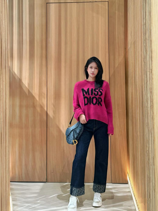 迪奥   新款卷边老花牛仔裤(TM) 商品图6