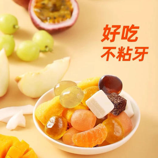 哆比dobby 香脆白桃果汁软糖110g 商品图3