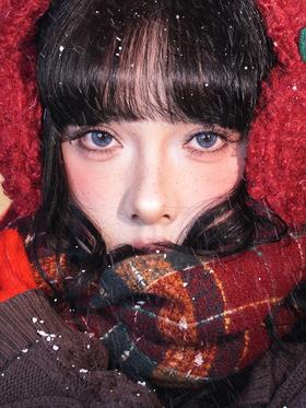 mimipark  半年抛 泰勒雾蓝 直径14.2mm着色13.6mm