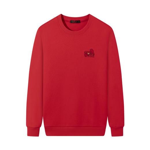 【新年系列】柒牌男士卫衣2026春季新款圆领厚款卫衣 商品图4