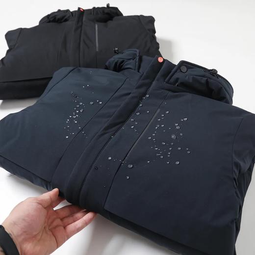D121821三合一轻商务男士冬季连帽90%白鹅绒中长款羽绒服外套 商品图6