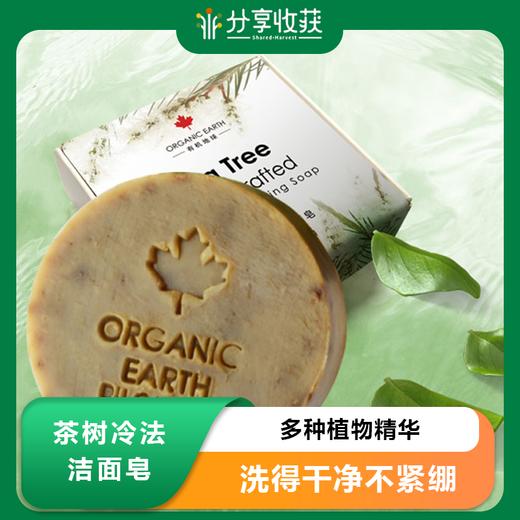 有机地球茶树冷法洁面皂75g 商品图0