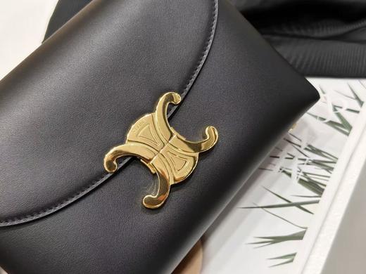 CELINE 赛琳 nino 黑色 光面 牛皮 小号（LZ） 商品图4