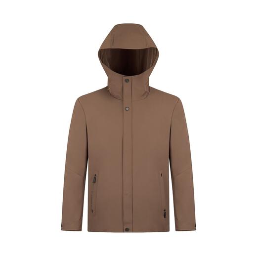 【拒水鸭绒】柒牌男士连帽羽绒服一衣三穿可脱卸内胆三防保暖外套 商品图4