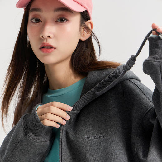 笛莎Deesha青少年女童卫衣2026春季女童连帽卫衣外套 商品图2