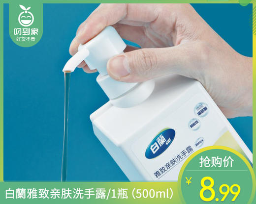 白蘭雅致亲肤洗手露/1瓶（500ml）限用日期：28年7月 商品图0