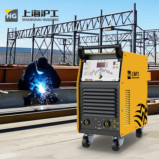 上海沪工WSM-400EIII氩弧焊机可焊板厚0.3-10.0mm 380v工业极多功能脉冲氩弧焊手工焊两用机，适配WP-18焊枪。 商品图2