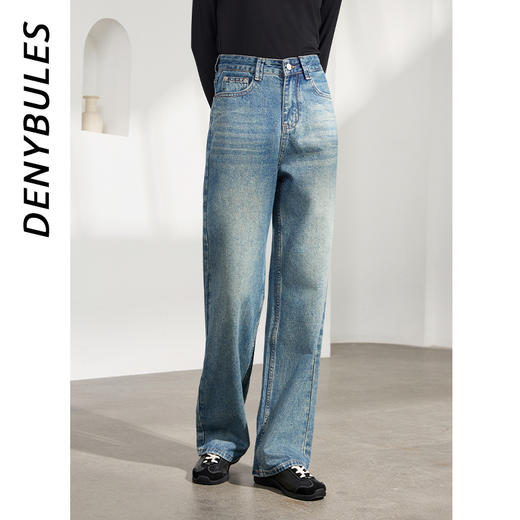 DENYBULES莫代尔进口棉纸袋阔腿裤 商品图5