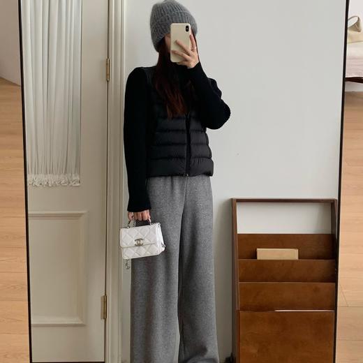 【Spring Wave针织袖拼接90白鸭绒羽绒服】轻便，修身，保暖，便携， 商品图3