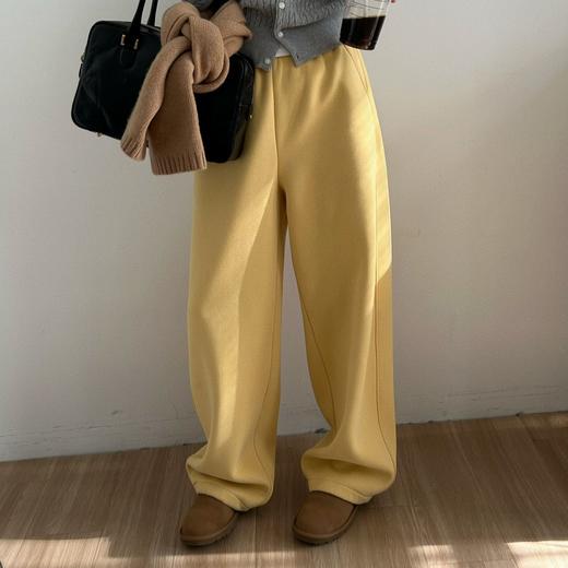 老米优品🎈3-5天！自留款❤ 550g过冬加绒神裤☀高克重《裤口两穿设计！加绒卫裤》一裤两穿！松弛感满满，梨形妹纸大爱~~K251218A 商品图11