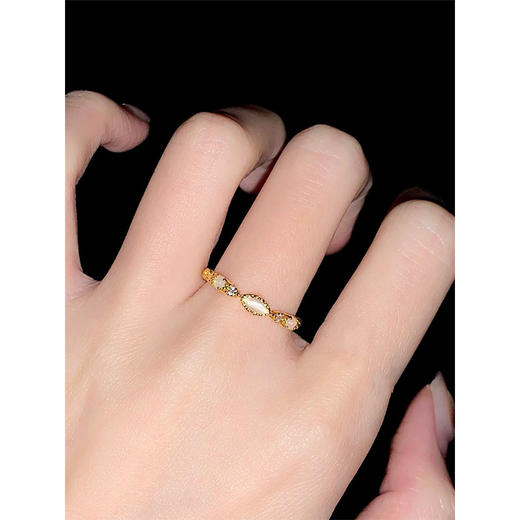 超闪水钻爱心戒指温柔气质高级戒指-纪念日百货门店同款162994124 商品图4