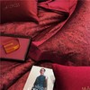 MARK CROSS 简欧式100支长绒棉纯棉床上四件套红色结婚房全棉备婚 商品缩略图3