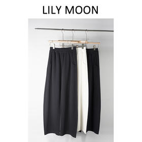 LILY MOON松弛解构设计感修身香蕉裤