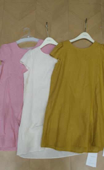 【直播专供款】ENJOY2023年夏季净色无袖亚麻连衣裙 153999468 商品图0