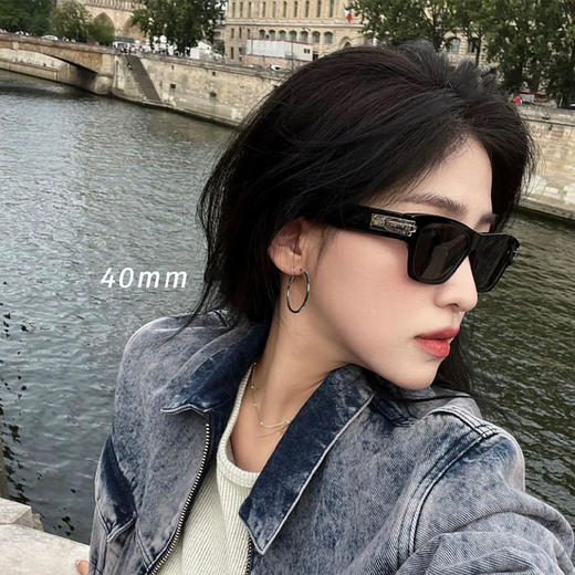 银针耳圈（40mm）大耳环耳坠纪念日百货158794656 商品图3