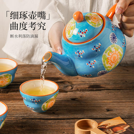 繁花釉下手绘水具套装 商品图3