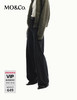 MO&CO复合水貂绒阔腿裤牛仔裤1216 商品缩略图1