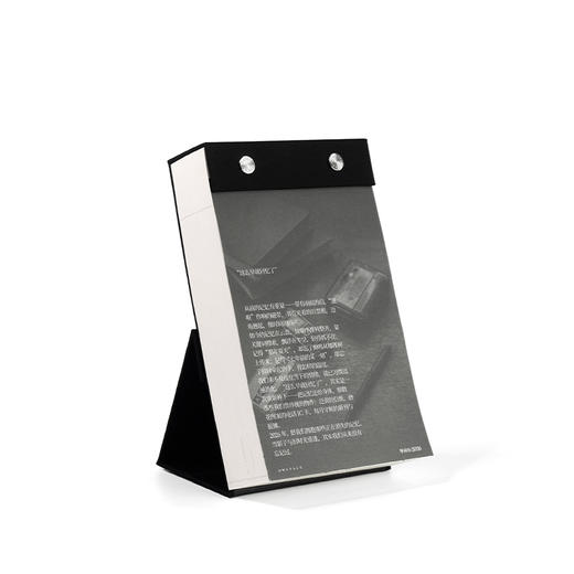 单向历2026年 经典 铸黑/曙红 手撕日历 台历 商品图5