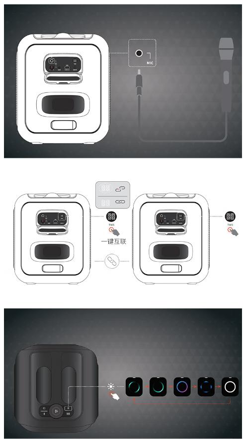 JBL Partybox Encore 音乐战将欢唱版 户外便携音箱无线蓝牙音响带麦克风 商品图12