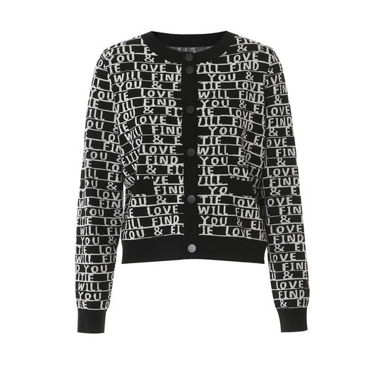 EITIE爱特爱气质显瘦短款高级百搭撞色针织衫2025春季新款8101803 商品图5