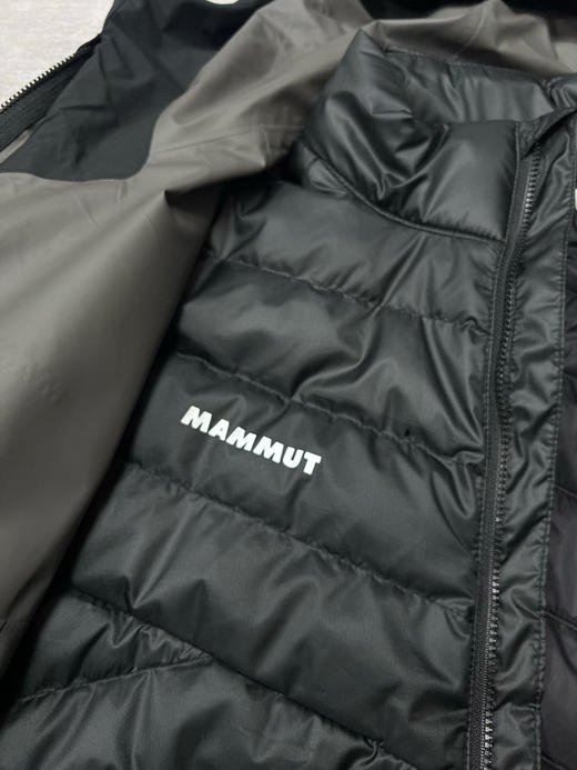 原单正品 MAMMUT猛犸象 三合一羽绒冲锋衣，正品越南原产

黑色S M L XL XXL（偏大） 商品图5