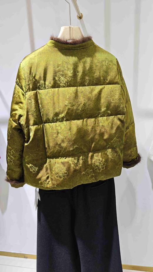 589909国风水貂边羽绒服 商品图7