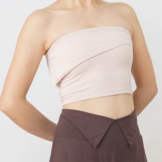 AddOne+1瑜伽普拉提运动上衣双层短款防滑抹胸瑜伽服背心 商品图1