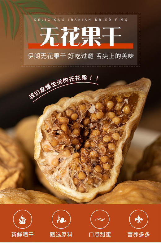 【自营】心疆果巴-伊朗无花果干125克基地直邮 商品图0