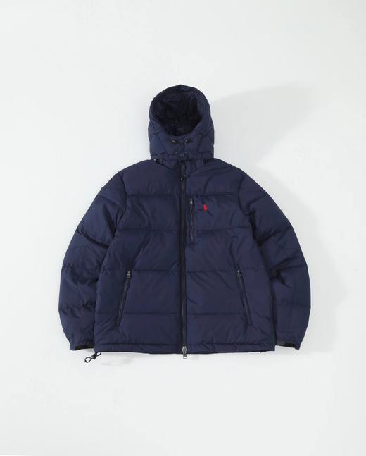 D121813新款圣诞拼色连帽可拆卸羽绒服外套男女同款 商品图3